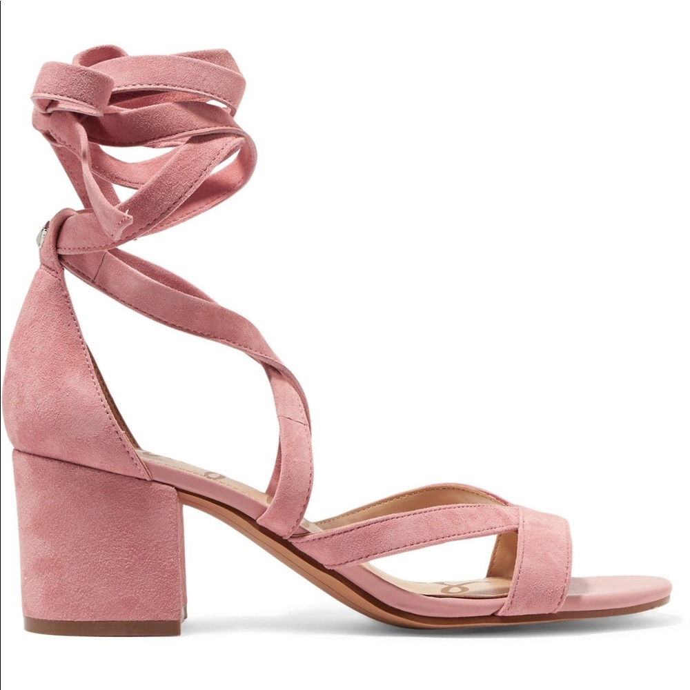 Sam Eldeman Lace Up Low Heels - image 1